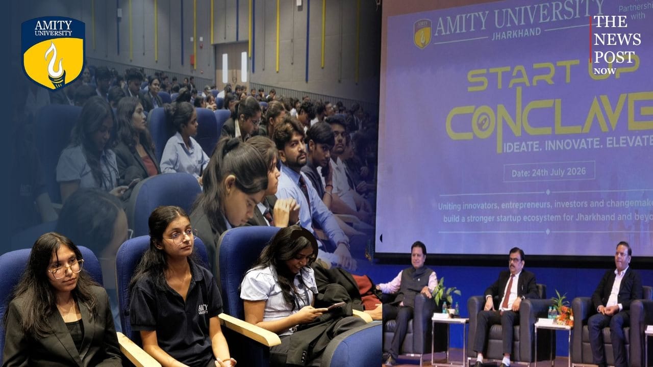 Amity University रांची  में Startup Conclave, Experts बोले - जॉब करने से बेहतर है Job Create करना