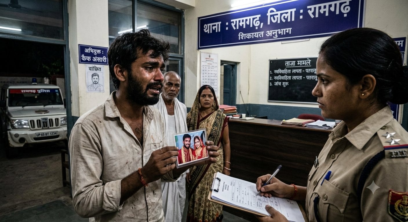 ससुराल से नवविवाहिता को जबरन ले गया कैफ अंसारी ! पति बोला- मेरी पत्नी को बरामद करे पुलिस