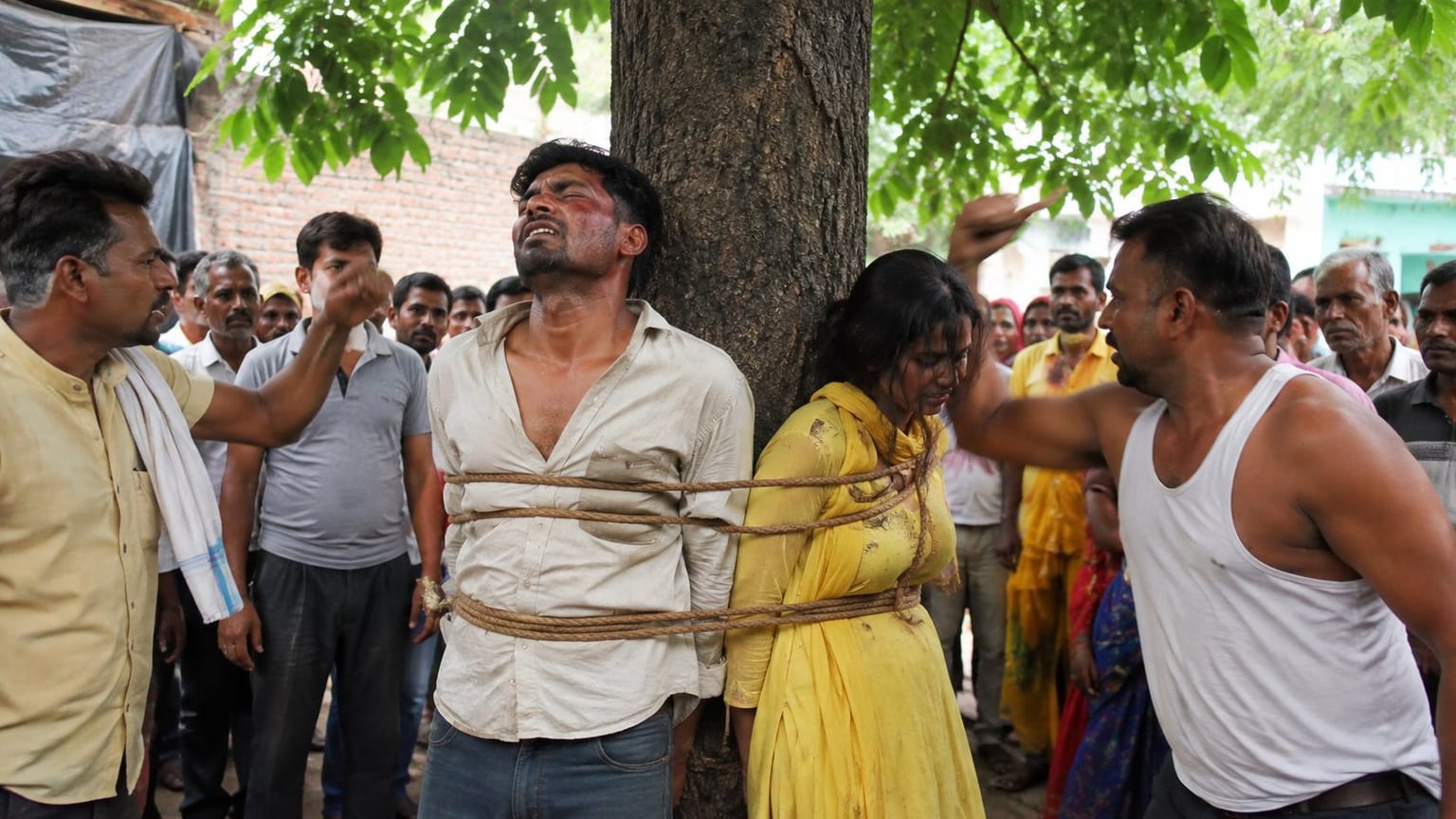 ये क्या बात हुई! प्रेमिका से मिलने पहुंचा शादीशुदा प्रेमी, ग्रामीणों ने पकड़कर जमकर पीटा, फिर जो किया.....