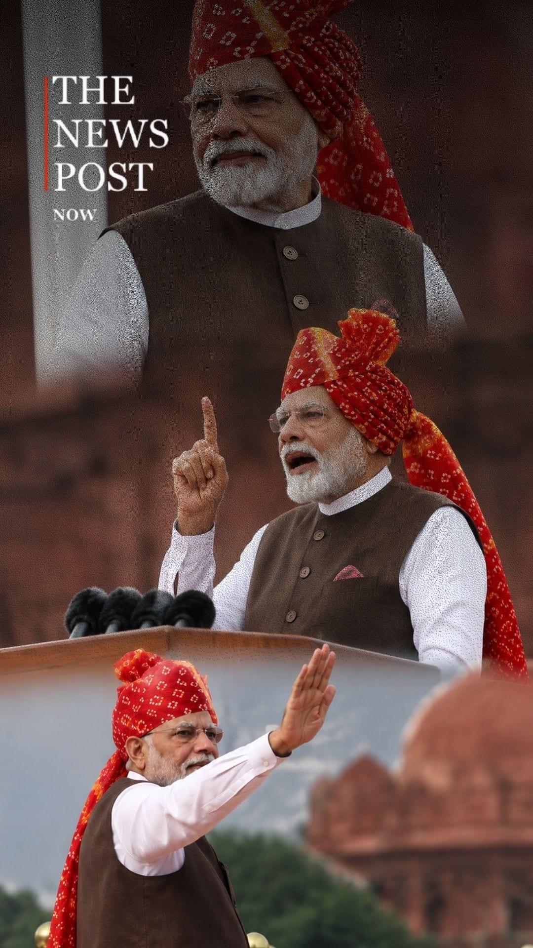 लाल-पीली बंधेज पगड़ी में PM मोदी का खास अंदाज, 80वें स्वतंत्रता दिवस पर फिर दिखी पगड़ी की अनोखी परंपरा