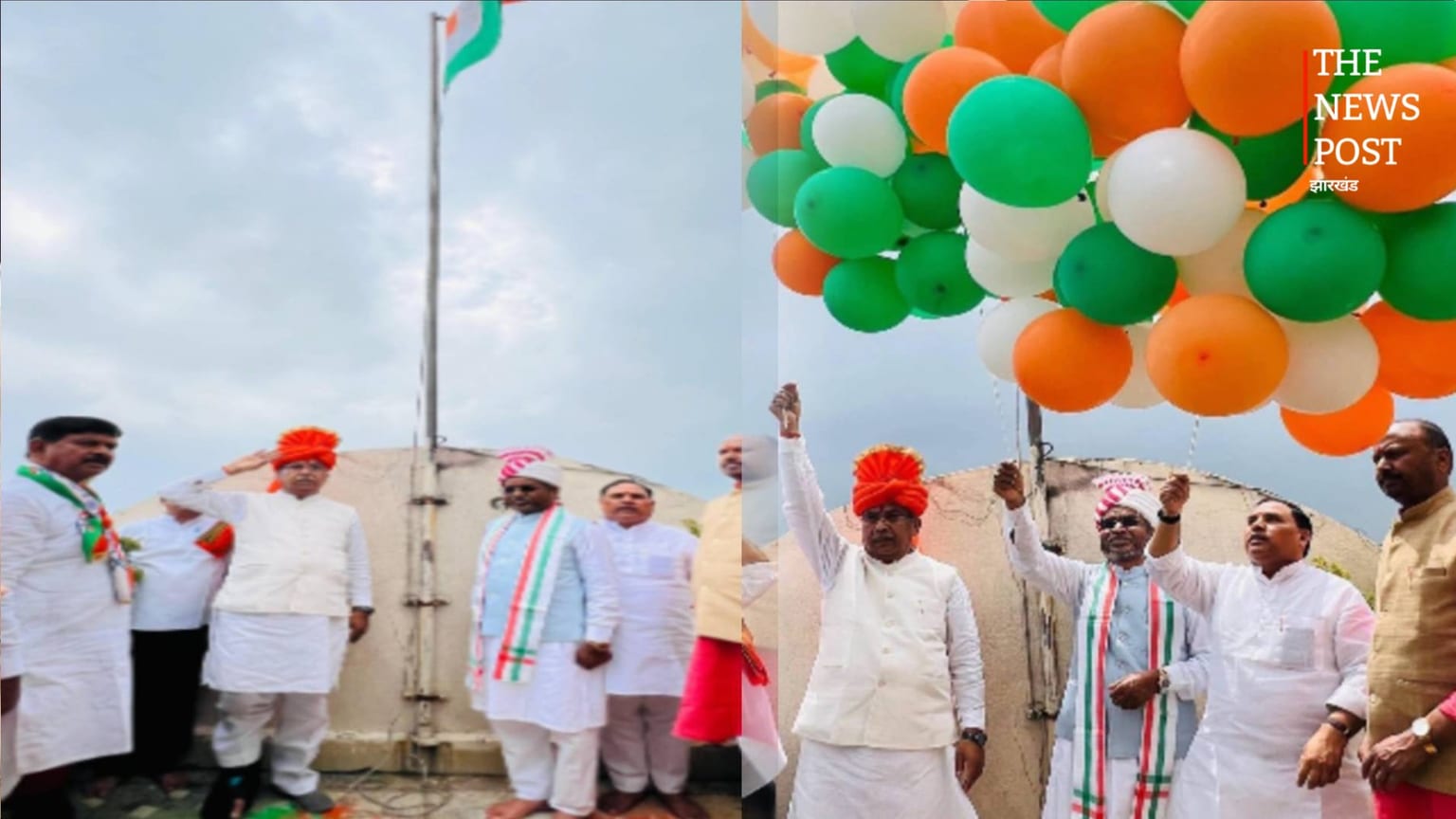रांची भाजपा कार्यालय में मना स्वतंत्रता दिवस, नेताओं ने लिया विकसित भारत का संकल्प