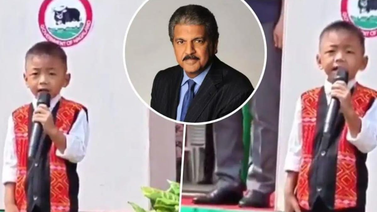 इस बच्चे के अनोखे अंदाज से इंप्रेस हुए आनंद महिंद्रा, सोशल मीडिया पर शेयर किया शानदार वीडियो, देखिए