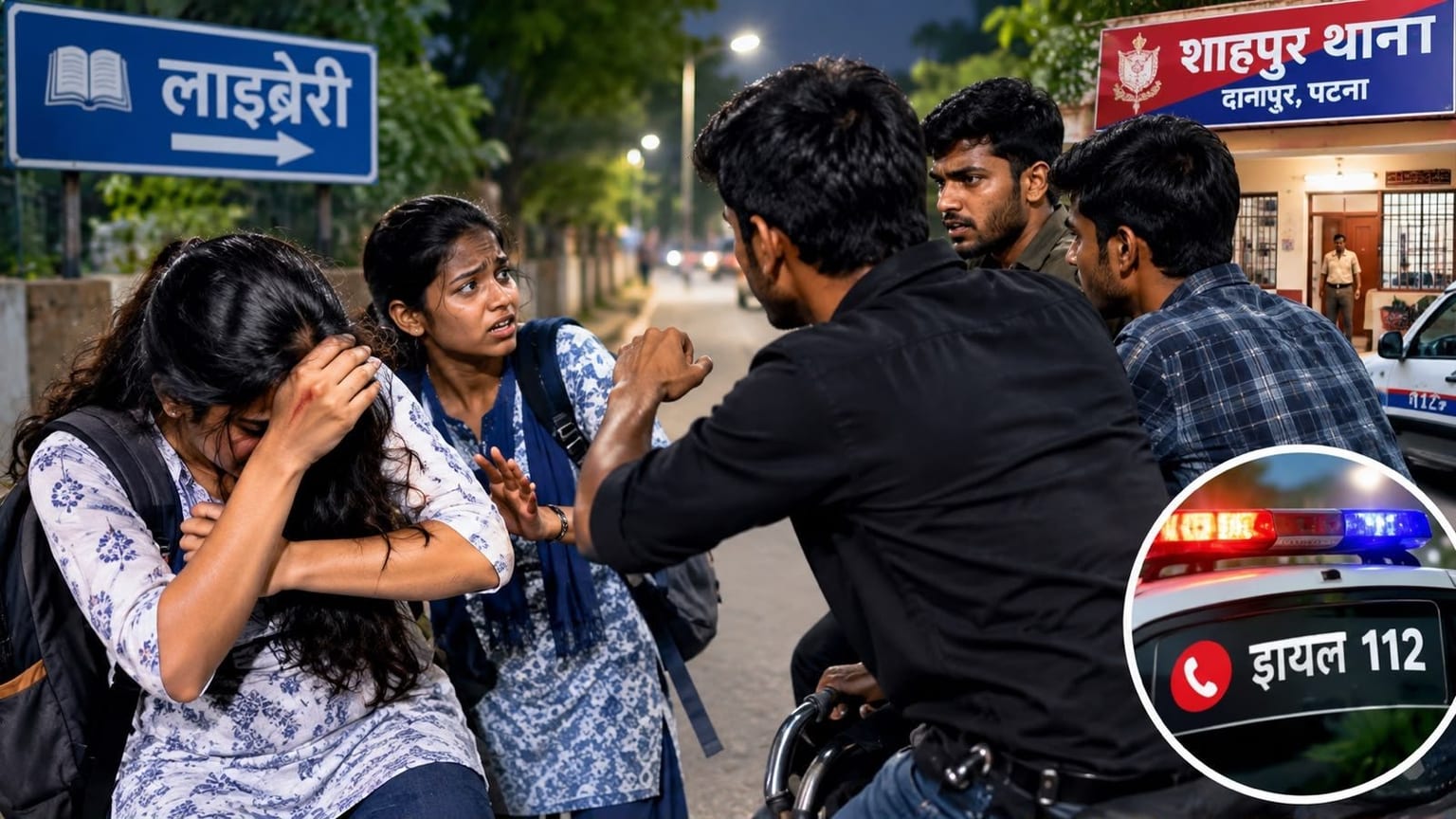 पटना में खुलेआम छात्राओं से छेड़छाड़, लाइब्रेरी से घर लौट रही बच्चियों से मनचलों ने की बदसलूकी