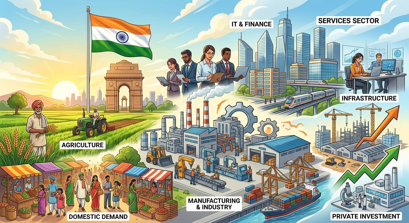 ईरान वॉर के बीच भी 7.8 प्रतिशत की ग्रोथ, आखिर कैसे रफ्तार पकड़ रही है भारत की इकोनॉमी?