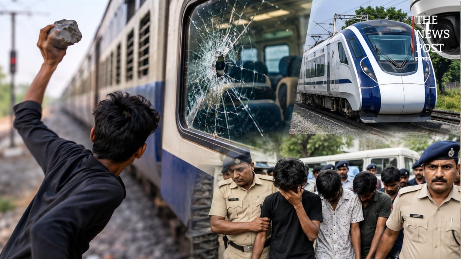 रील के चक्कर में ट्रेन पर बरसाए पत्थर, कैमरे ने खोला चेहरा: बिहार में 5 दिन में 134 धराए