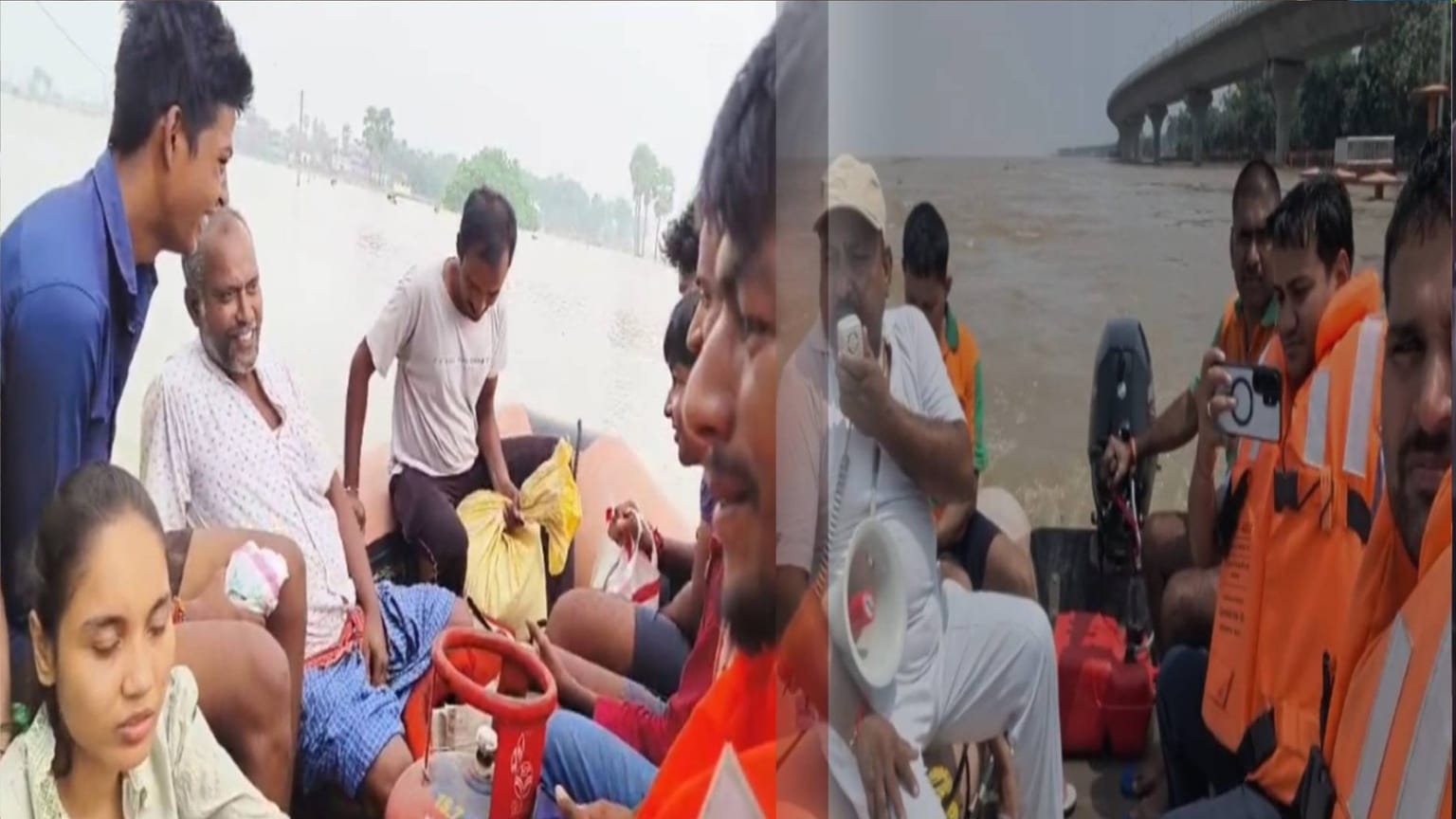 बिहार में बाढ़ से 10 लाख से ज्यादा लोग प्रभावित, राहत कार्य तेज, 1.21 लाख लोगों को मिला भोजन