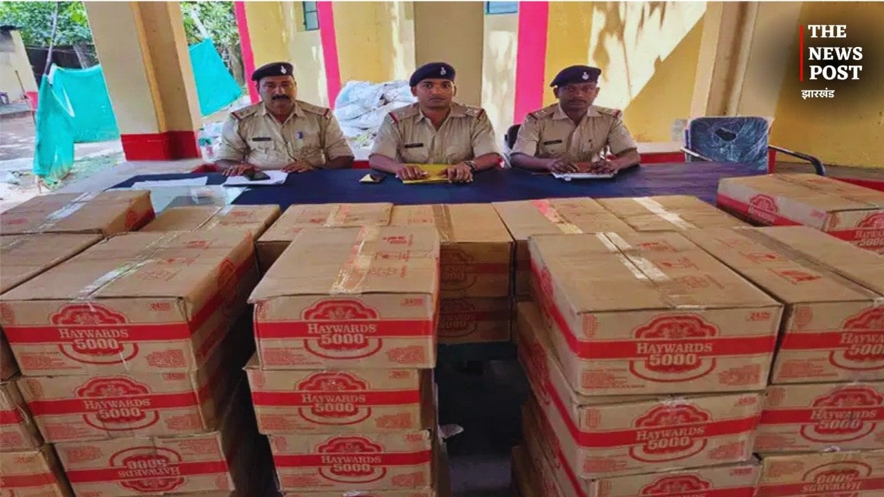 बोकारो में अवैध शराब की बड़ी खेप बरामद, 1080 कैन बीयर जब्त