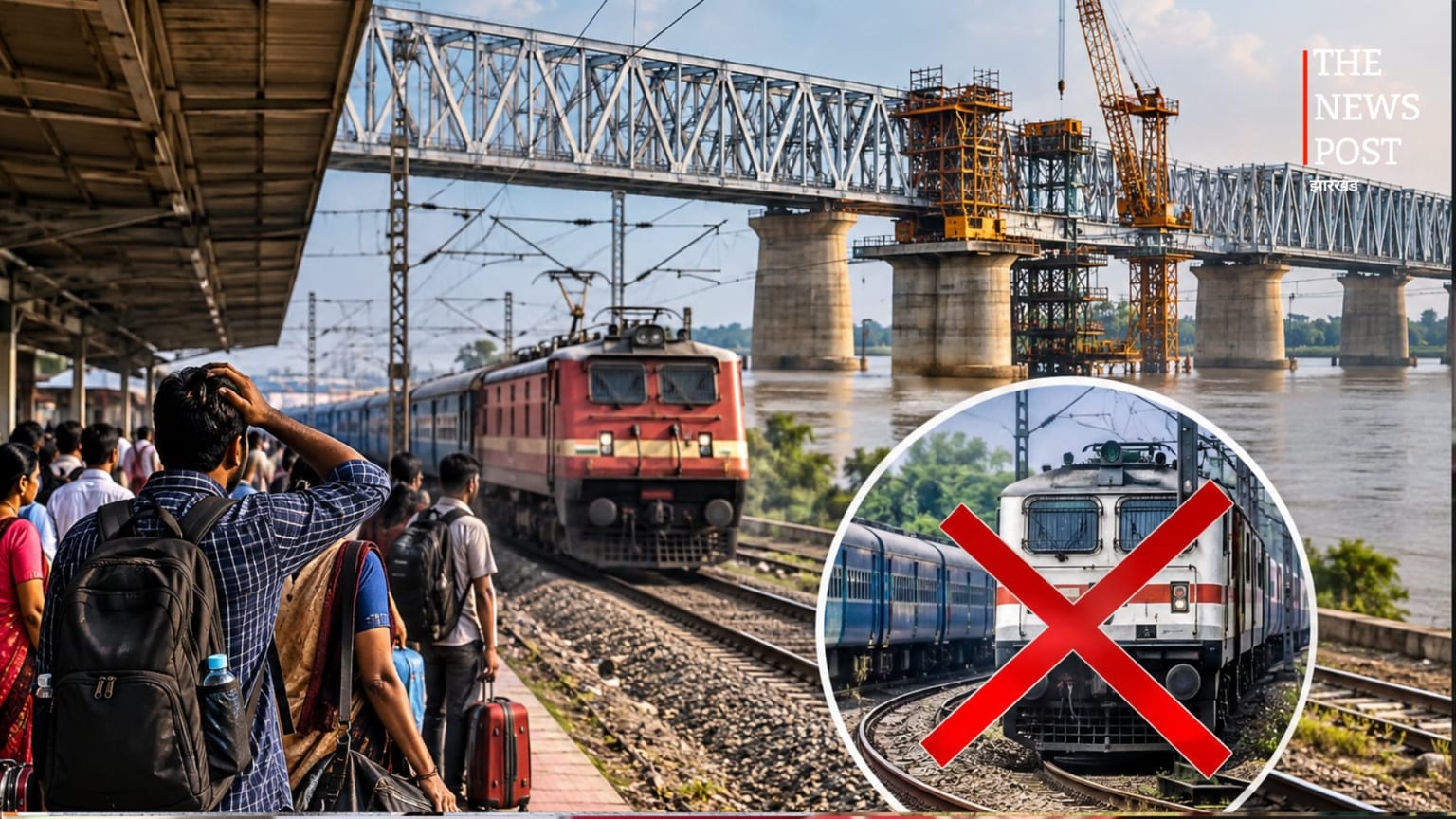 बिहार में रेल यात्रियों की बढ़ी परेशानी, 14 ट्रेनें रद्द, 17 के बदले रूट,जानिए पूरी डिटेल