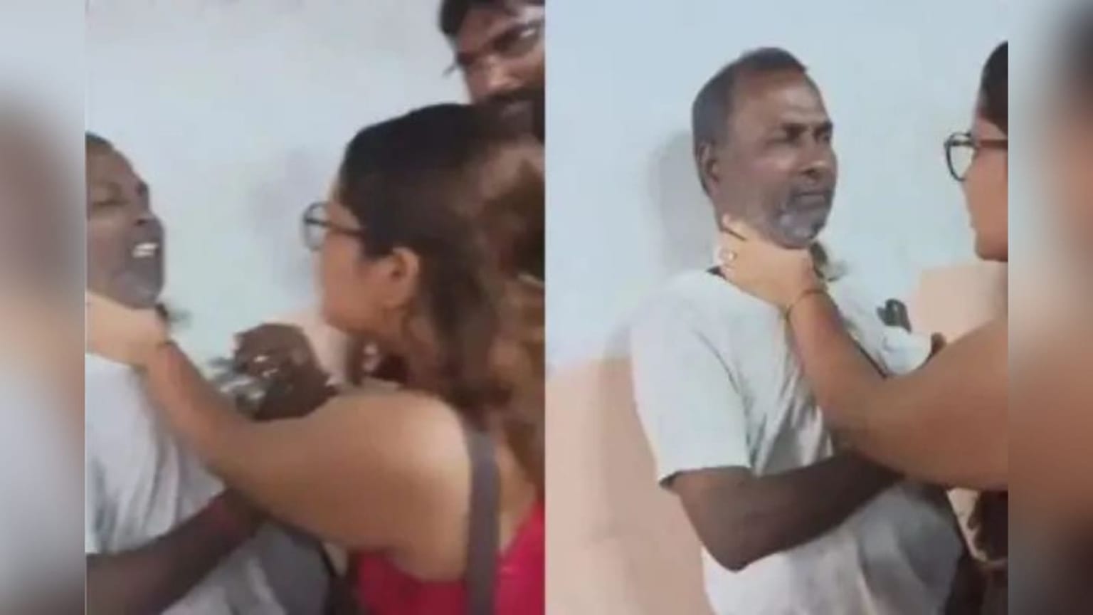 भीड़भाड़ वाली जगह पर अधेड़ शख्स ने लड़की को किया Bad Touch, फिर जो हुआ उसे देख हैरान रह गए लोग, VIDEO वायरल