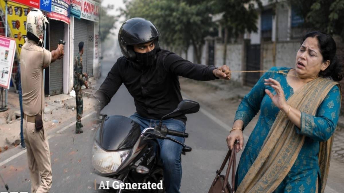 BIG BREAKING: रांची में महिला का चेन छिन कर भाग रहे स्नैचर का एनकाउंटर,अस्पताल में भर्ती