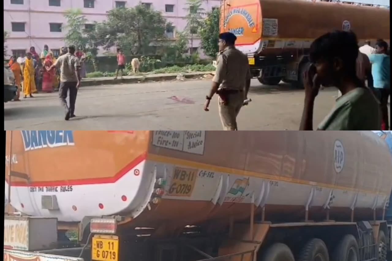 धनबाद में टैंकर बना हत्यारा, बुजुर्ग की गई जान तो कैसे गुस्सा भड़का, पुलिस पहुंची तो क्या हुआ ?