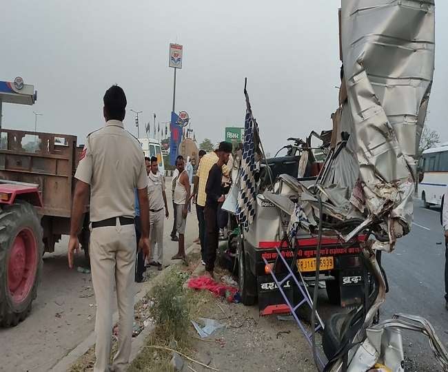 दिल्ली-जयपुर हाइवे पर भीषण हादसा, एक ही परिवार के 5 लोगों की मौत