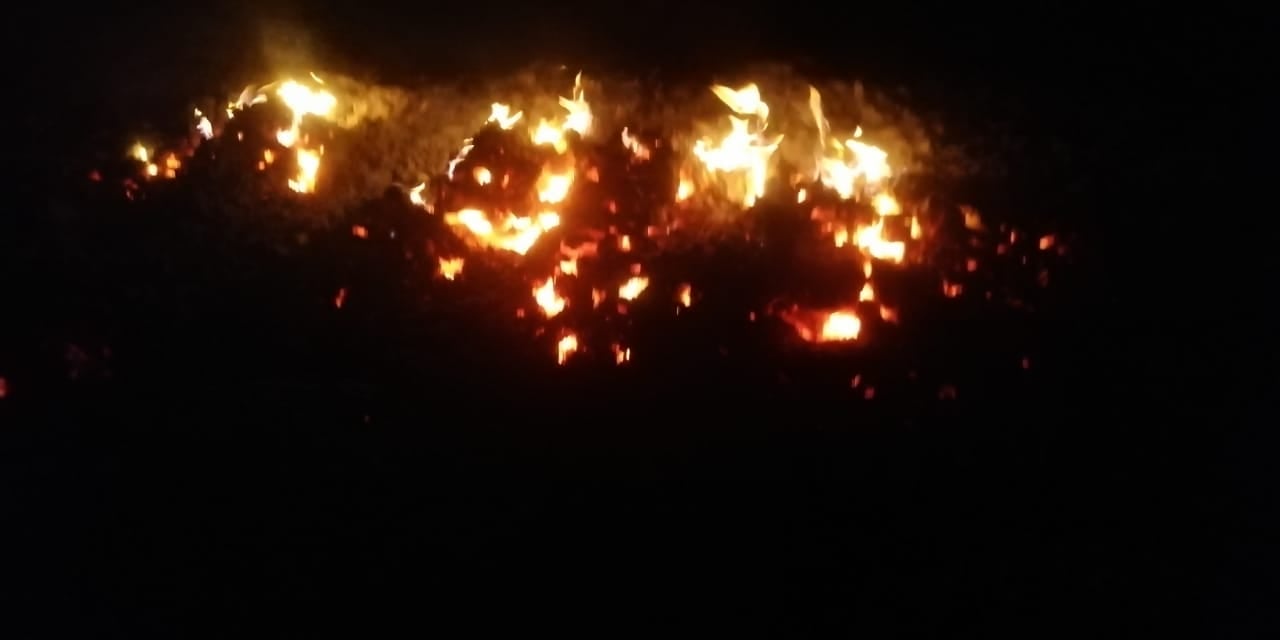 PALAMU: नावाबाजार के तुलबुला में टीपीसी ने 40 बोरा बीड़ी पत्ता जलाया, पर्चा छोड़ चेतावनी भी दी