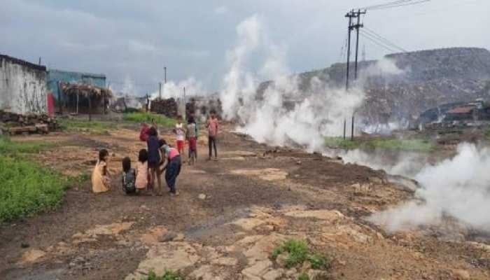 कोयलांचल के लिए मानसून लेकर आ रहा है बड़ा खतरा, थोड़ी से बारिश में ही बांसजोड़ा में होने लगा गैस का रिसाव