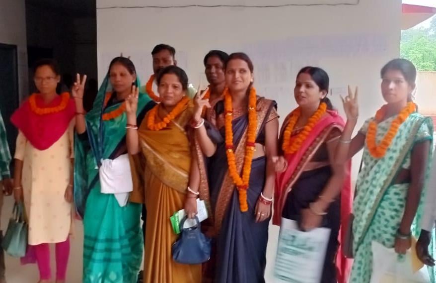 सिमडेगा जिला परिषद के ग्यारह पदों में से आठ पर महिलाओं का कब्जा