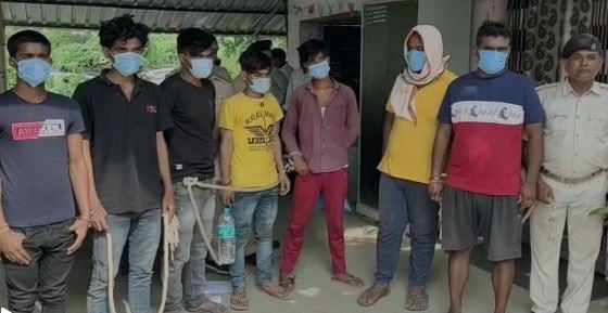 अवैध मादक पदार्थ  कारोबार में शामिल 7 आरोपी गिरफ्तार,  NDPS के तहत मामला दर्ज