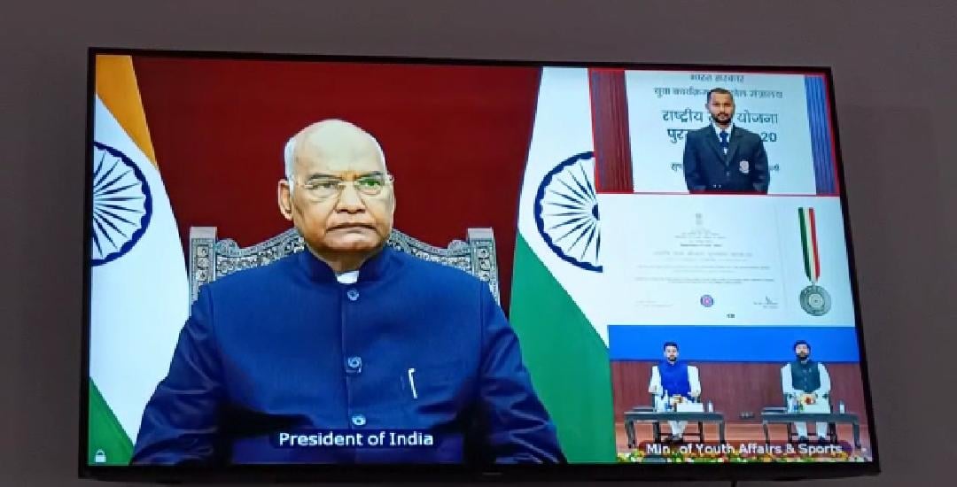 बीआइटी के छात्र राहुल राज को राष्ट्रपति ने राष्ट्रीय सेवा योजना पुरस्कार से किया सम्मानित