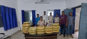 आरपीएफ के सर्च अभियान में हटिया रेलवे स्टेशन से 35 किलो गांजा के साथ दो तस्कर गिरफ्तार