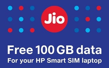 Reliance Digital के “जियो एचपी स्मार्ट सिम लैपटॉप" ऑफर में मिलेगा 100 जीबी फ्री डाटा