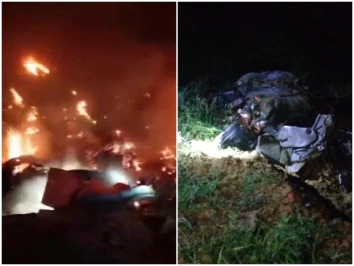वायुसेना का फाइटर प्लेन मिग-21 क्रेश, दोनों पायलट की मौ'त, रक्षा मंत्री ने सेना प्रमुख से की बात