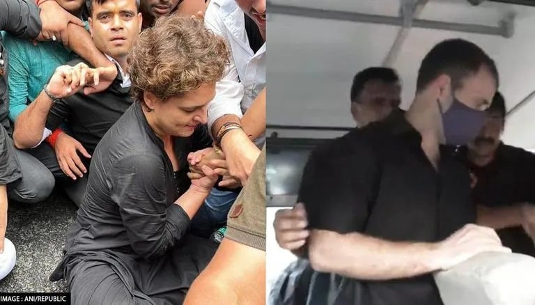 महंगाई के खिलाफ कांग्रेस का विरोध प्रदर्शन, राहुल गांधी और प्रियंका गांधी को पुलिस ने लिया हिरासत में