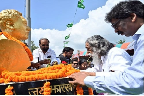 झारखंड आंदोलनकारी दुर्गा सोरेन किये गए याद, जानिये सीएम ने क्या कहा