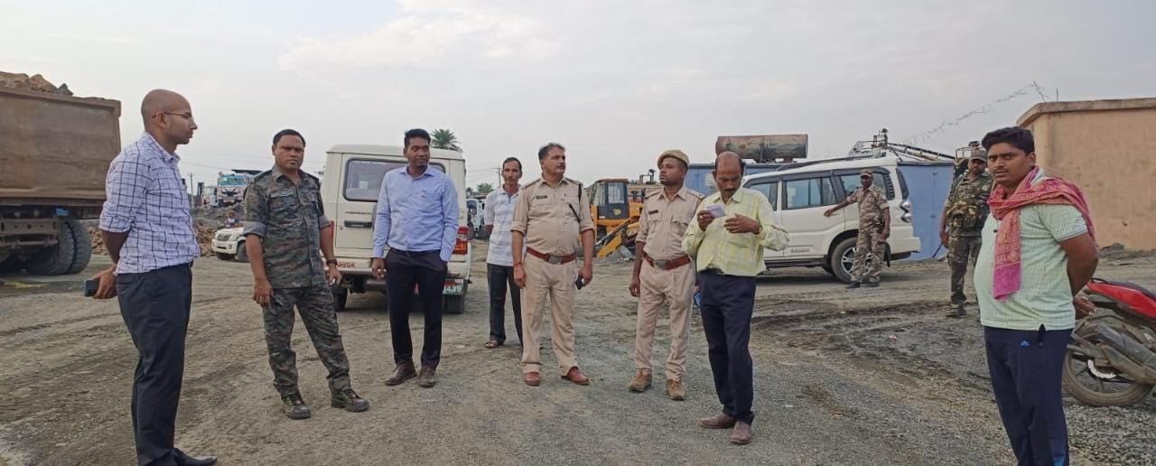 जिला खनन टास्क फोर्स की कार्रवाई, तीन क्रशर और 6 धर्म कांटा किए गए सील