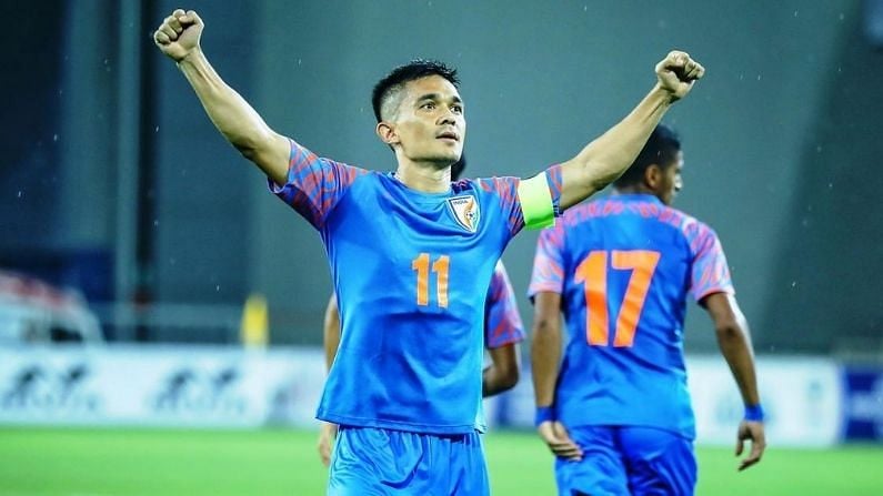 भारतीय फुटबॉल कप्तान सुनील छेत्री ने किया महान फुटबॉलर पेले की रिकॉर्ड की बराबरी