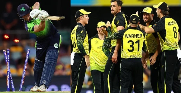 T-20 World Cup :ऑस्ट्रेलिया ने दी आयरलैंड को मात, कप्तान फिंच ने जड़ा शानदार हॉफ सेंचुरी