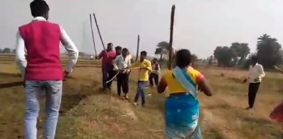 गोड्डा: जमीन विवाद में जमकर चली लाठियां, सात लोग घायल, एक ही हालत गंभीर