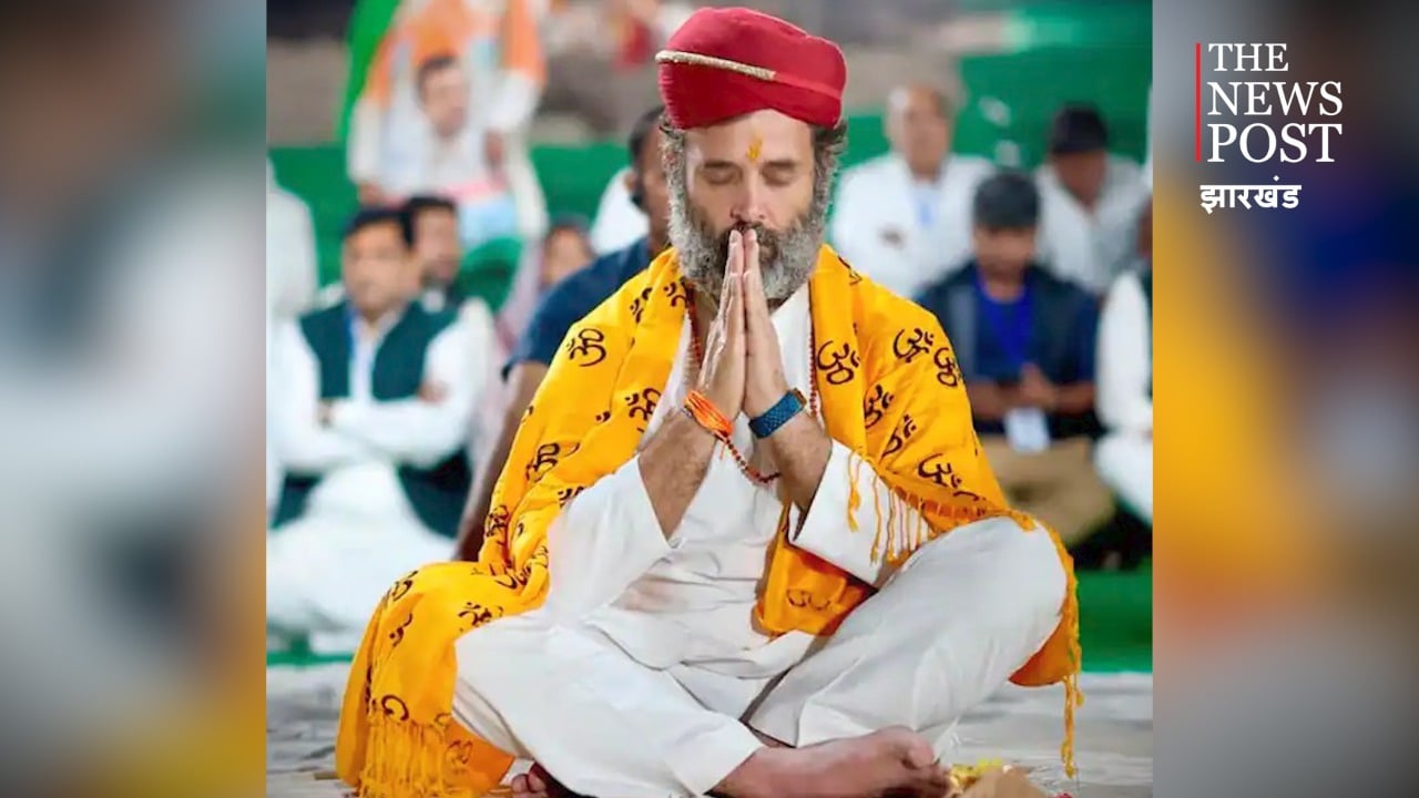 BHARAT JODO YATRA : भारत जोड़ो यात्रा के दौरान भक्ति में लीन दिखें राहुल गांधी, देखें PHOTOS