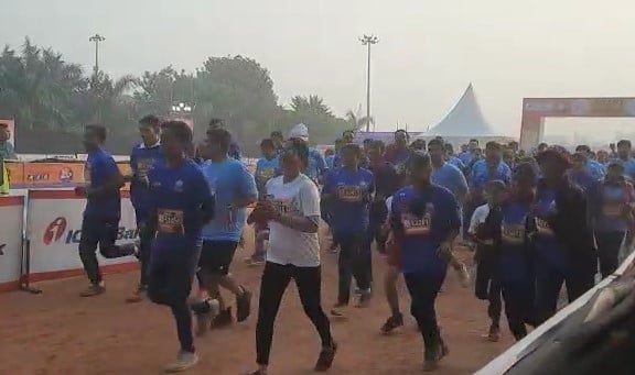 मद्य निषेध विभाग की ओर से किया गया हाफ मैराथन, 9 हजार प्रतिभागियों ने लिया भाग