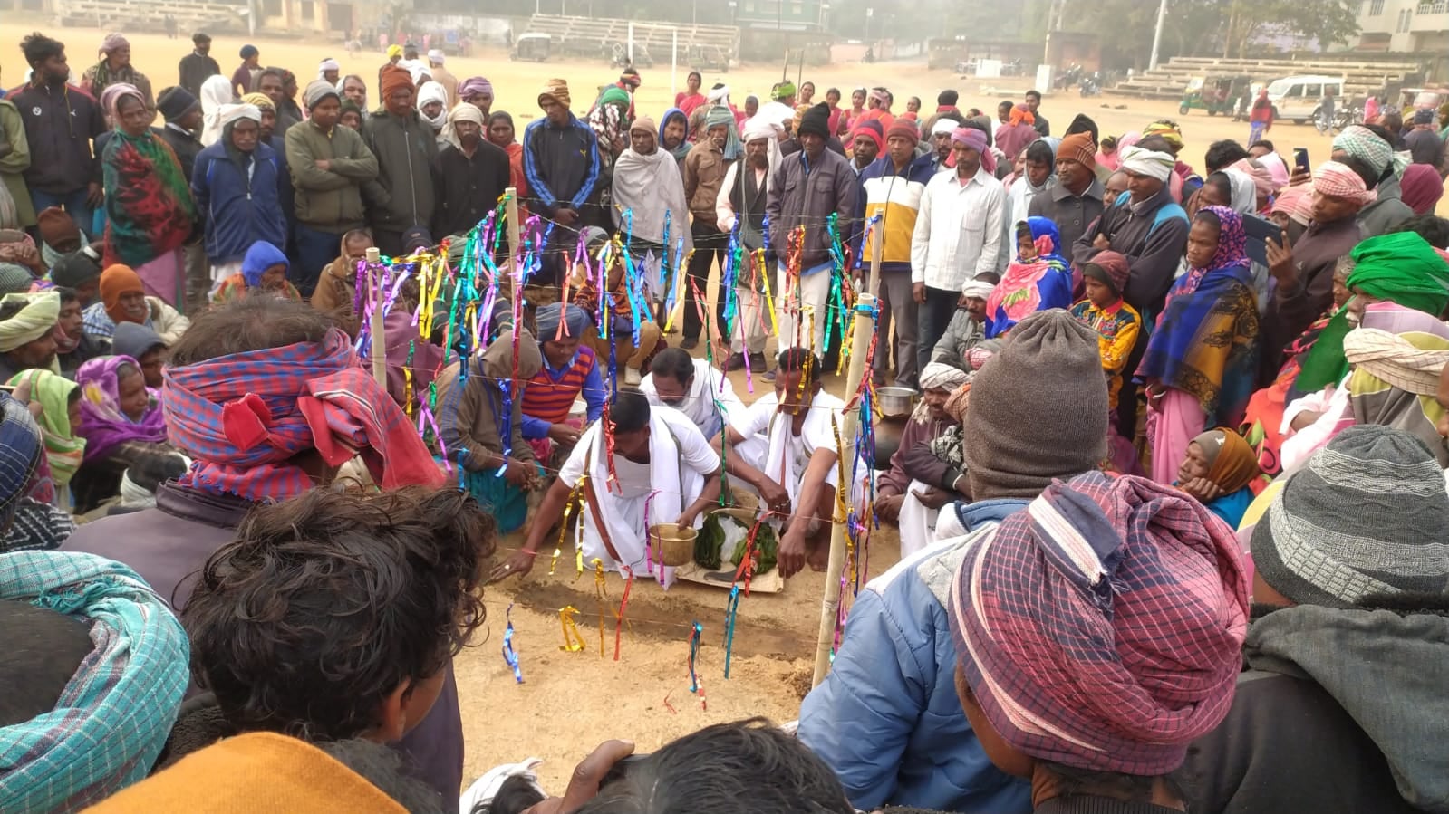 दुमका में सोहराय महापर्व की धूम, भव्य कार्यक्रम का आयोजन, 6 जिलों के ग्राम प्रधान ने लिया हिस्सा