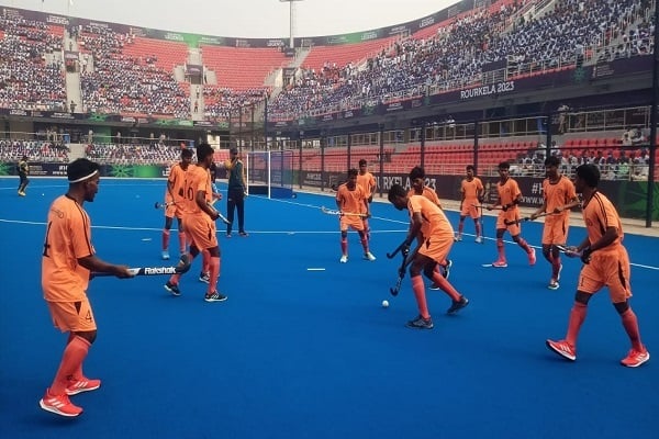 विश्व के सबसे बड़े अंतरराष्ट्रीय हॉकी स्टेडियम में झारखंड की शानदार जीत, विपक्षी टीम को 4-0 से दी मात