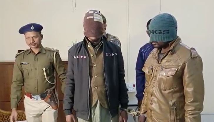 एलएनटी कंपनी से एक करोड़ की लेवी मांगने वाले टीएसपीसी के चार उग्रवादी गिरफ्तार, प्रिंटिंग प्रेस का संचालक भी धराया