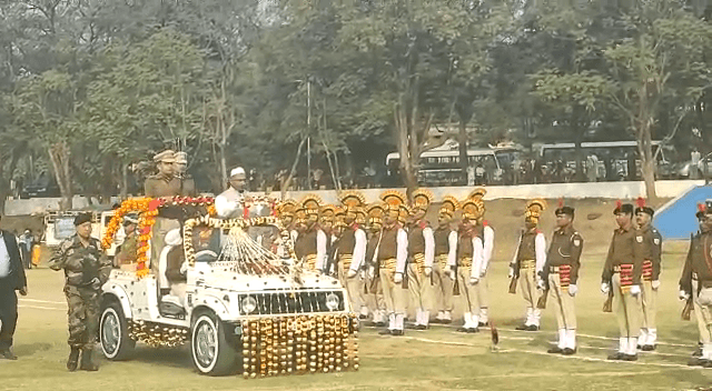 मंत्री बन्ना गुप्ता ने जमशेदपुर में फराहया झंडा, मौके पर एनसीसी के जवानों ने राष्ट्रध्वज को दी सलादी