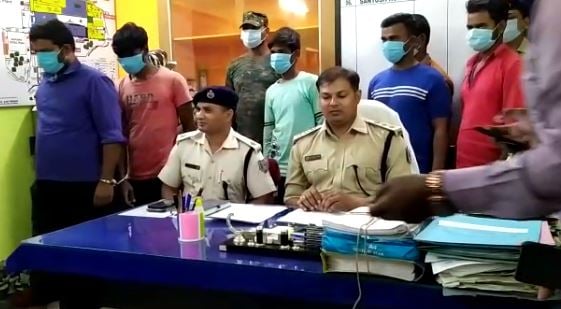 बीएसएनएल का केबल तार काटने वाले 10 आरोपी धराए