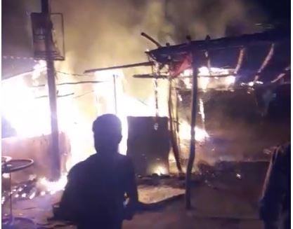 जमशेदपुर में फिर से दिखा आग का तांडव, कई दुकानें जलकर खाक