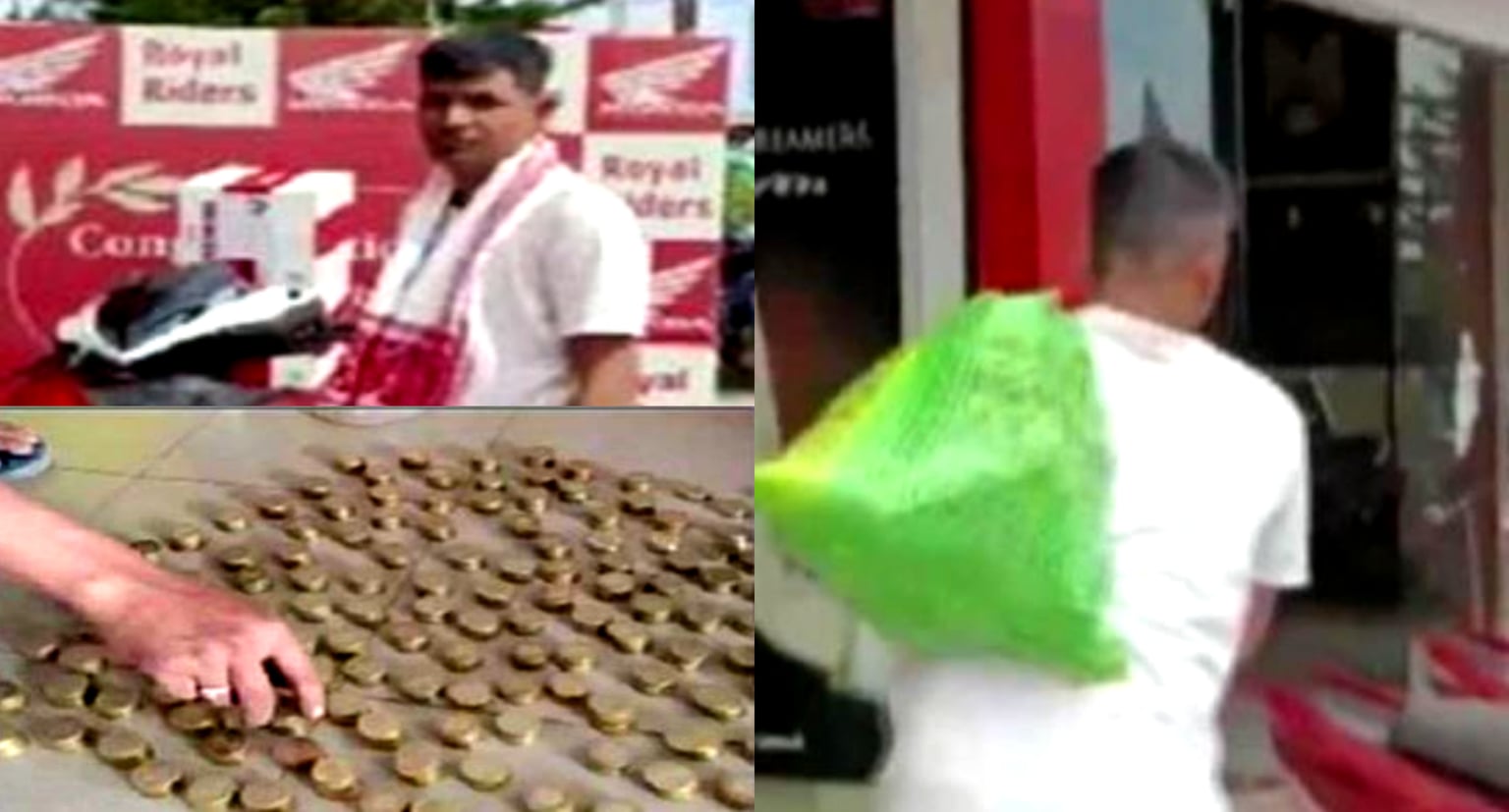 सिक्कों से भरी बोरी लेकर स्कूटर खरीदने शोरूम पहुंचा शख्स, कर्मचारी हुए हैरान