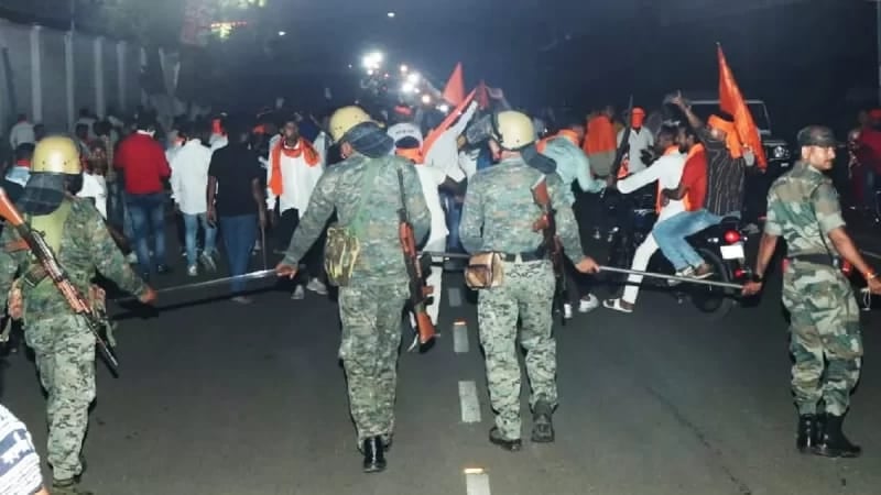 रामनवमी जुलूस पर पथराव को लेकर सरकार का निर्देश, हजारीबाग में सतर्कता बढ़ाई गई