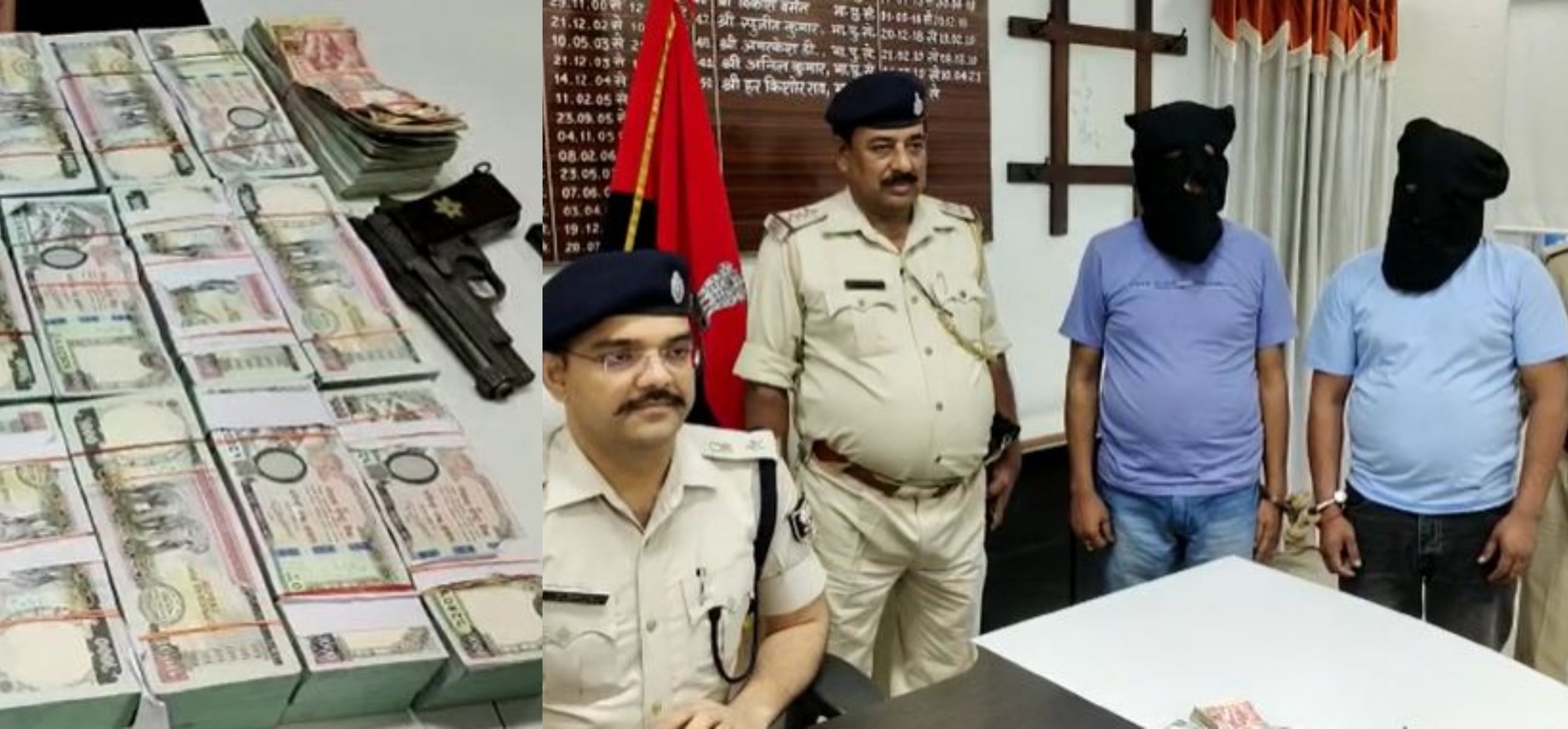 सीतामढ़ी में जाली नोट का मास्टरमाइंड समेत दो लोग गिरफ्तार, नकली नोटों के साथ पिस्टल बरामद