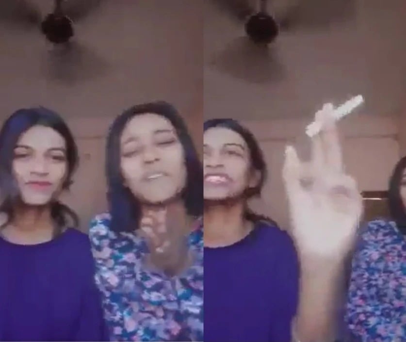दो लड़कियों ने राष्ट्रगान का बनाया मजाक, सिगरेट को बताया फ्लैग, एक्शन में आई पुलिस