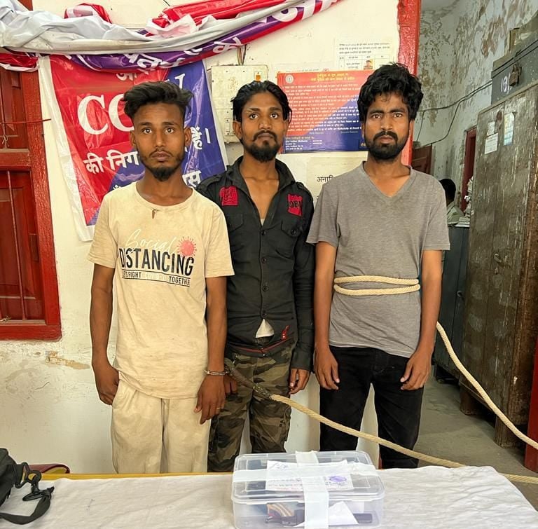 रांची : बड़ी आपराधिक घटना को अंजाम देने वाले तीन अपराधी हथियार समेत गिरफ्तार, जानिए इन अपराधियों की क्या योजना थी