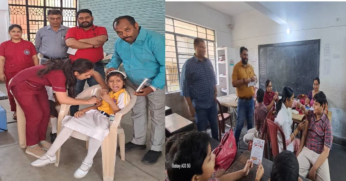 देवघर में विद्यालयों की उदासीनता से मिजिल्स रूबेला टीकाकरण पर दिख रहा है असर,17दिन में महज 36 प्रतिशत लक्ष्य प्राप्ति