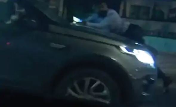 राजधानी दिल्ली में बिहारी सांसद की दबंगई!  देखिये कार से एक शख्स को तीन किलोमीटर तक घसीटे जाने की खौफनाक कहानी