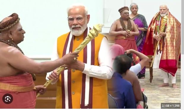 PM मोदी ने देश को समर्पित किया नया संसद भवन, विधि-विधान और सम्मान के साथ सेंगोल स्थापित, सर्वधर्म प्राथना का आयोजन