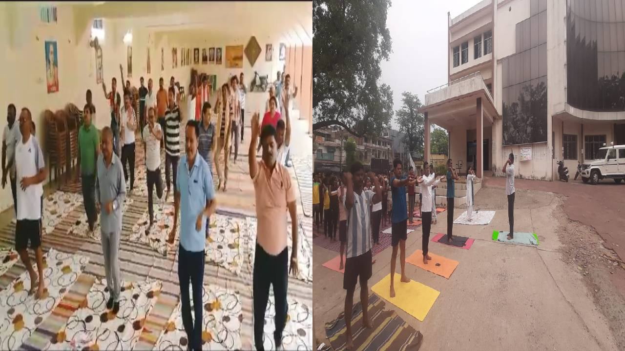 गिरिडीह: जिले के तमाम प्रखंडों में योग शिविर का आयोजन, पूर्व मुख्यमंत्री बाबुलाल मरांडी भी योग शिविर में हुए शामिल
