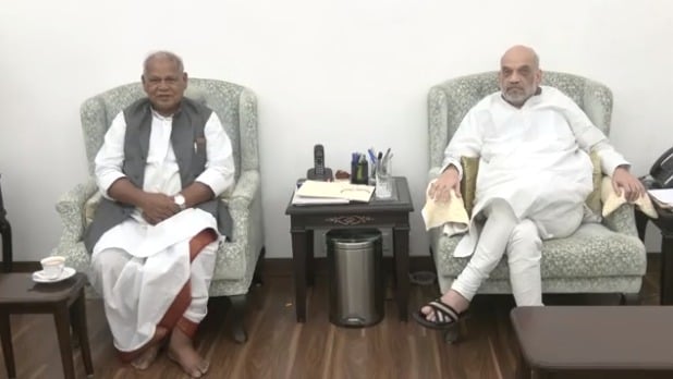 जीतनराम मांझी एनडीए में हुए शामिल, अमित शाह से मुलाकात के बाद लिया फैसला