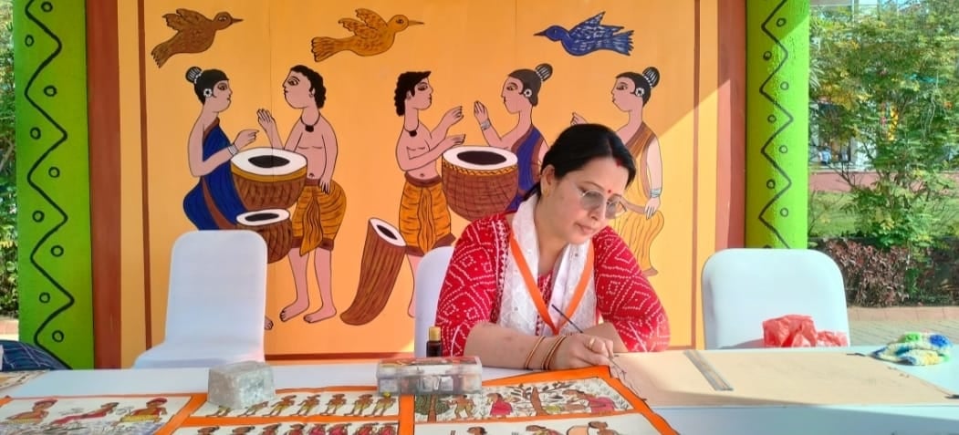 जादोपटिया चित्रकार नीलम नीरद को मिला भारत सरकार के संस्कृति मंत्रालय का सीनियर फेलोशिप अवार्ड