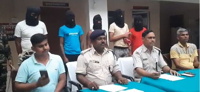पुलिस की तत्परता से 24 घंटे के भीतर अपहृत सकुशल लौटा , 5 अपहरणकर्ता गिरफ्तार